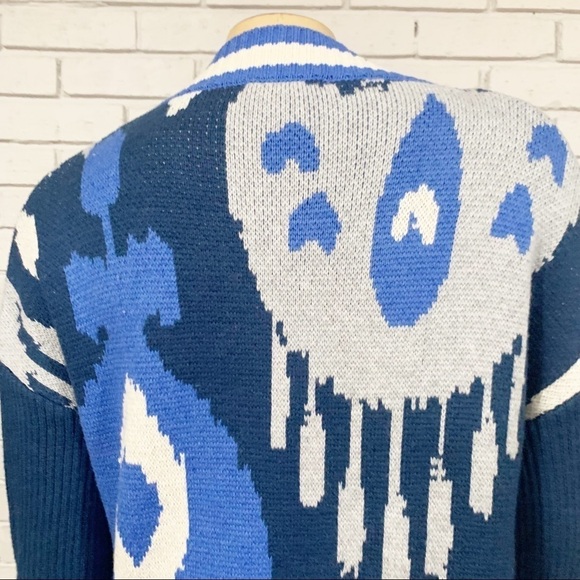 Vilagallo Women’s Stella Multicolor Mid-length Cardigan - Picture 4 of 9